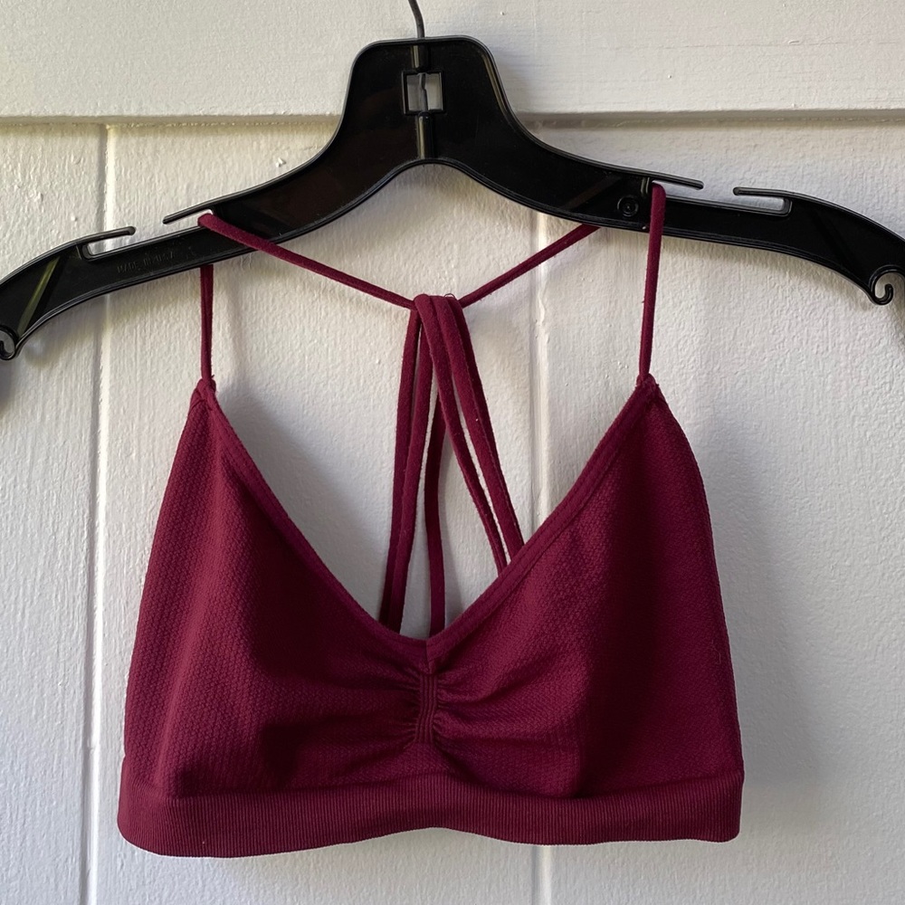 Intimately: Free People Bralette in Maroon